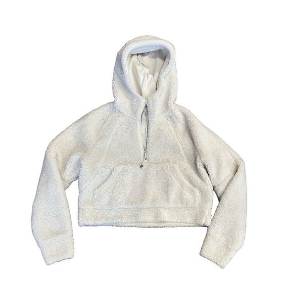 Lululemon Scuba Fleece Hoodie XS/S Bone Sherpa - Picture 3 of 5